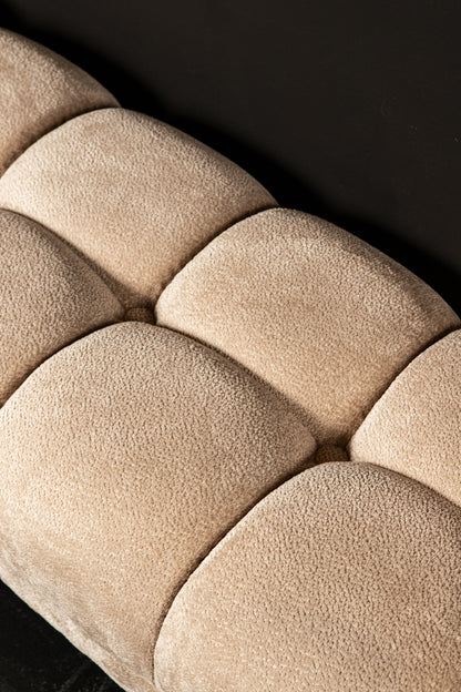 Melbourne-bænk 160 × 47 × 48 cm beige PTMD