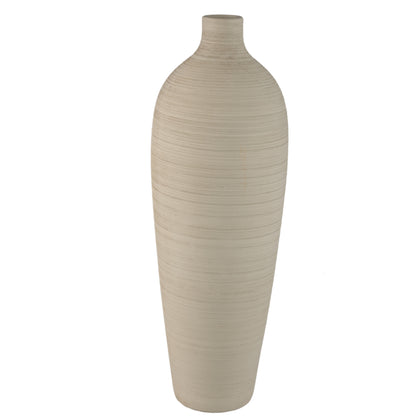 Flaskevase Cavinn Keramik Beige Ø24cm x H70cm PTMD
