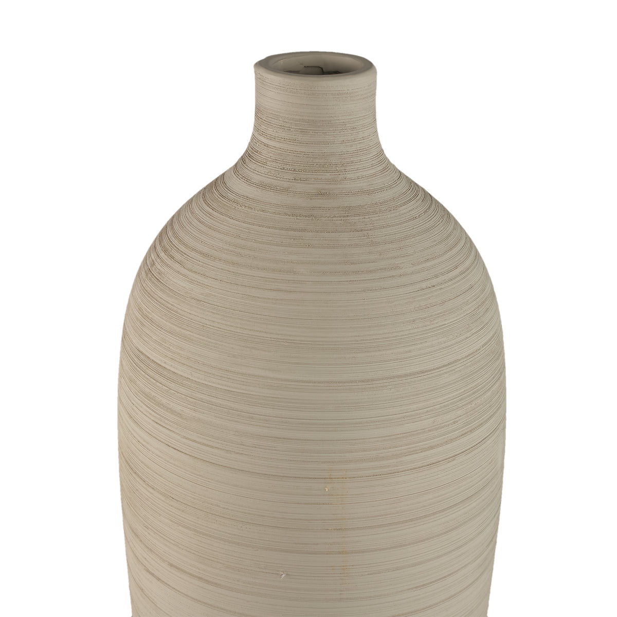 Flaskevase Cavinn Keramik Beige Ø24cm x H70cm PTMD