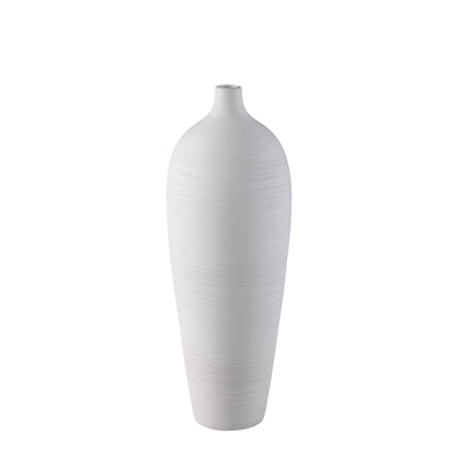 Flaskevase Cavinn Keramik Hvid Ø18cm x H49cm PTMD