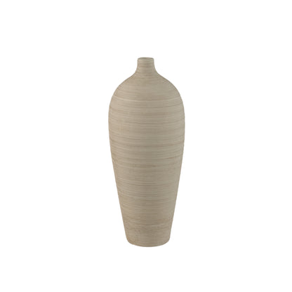 Flaskevase Cavinn Keramik Beige Ø18cm x H44cm PTMD