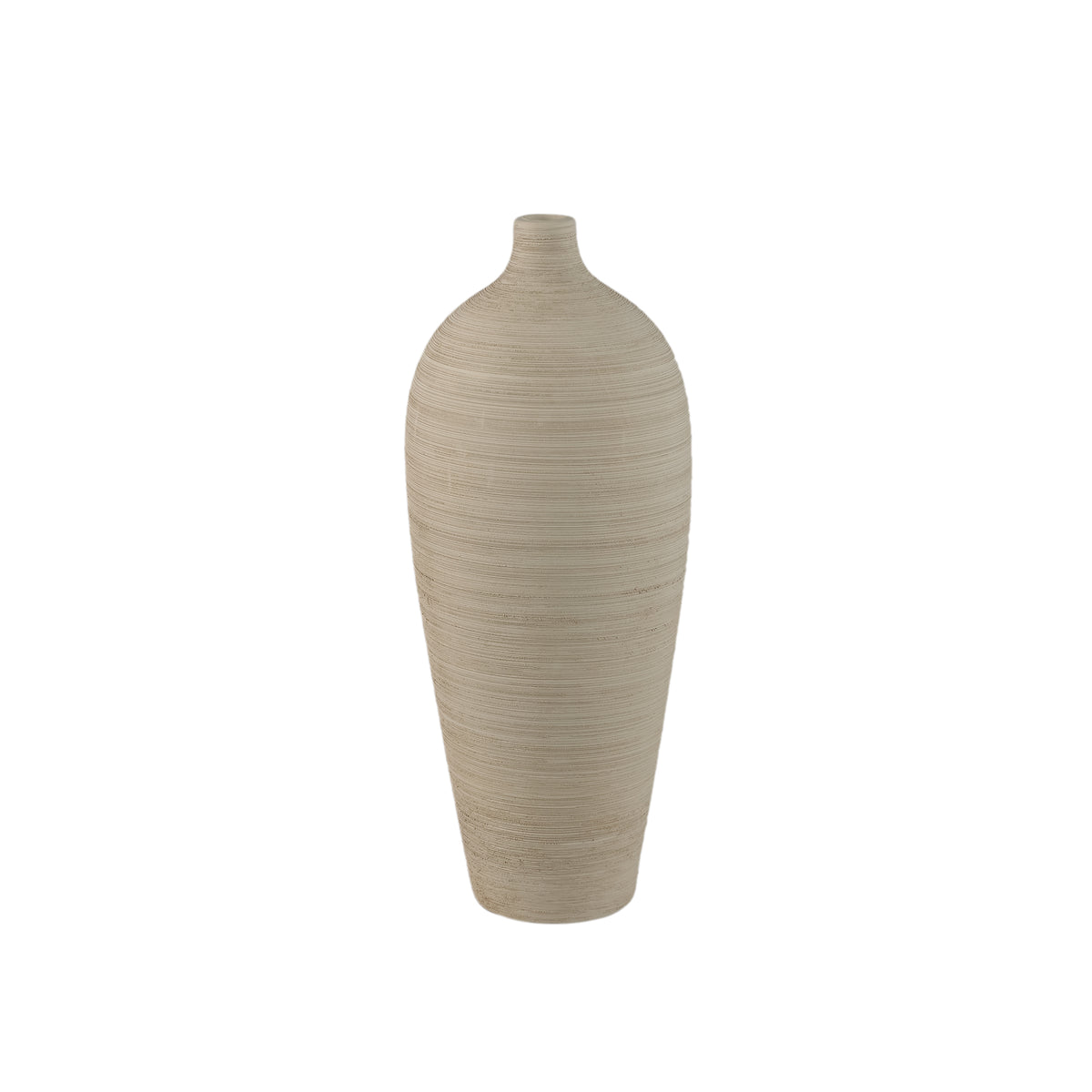 Flaskevase Cavinn Keramik Beige Ø18cm x H44cm PTMD