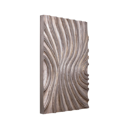 Reddie Wavvy Brun Blank Vægpanel Small 60x90 cm PTMD