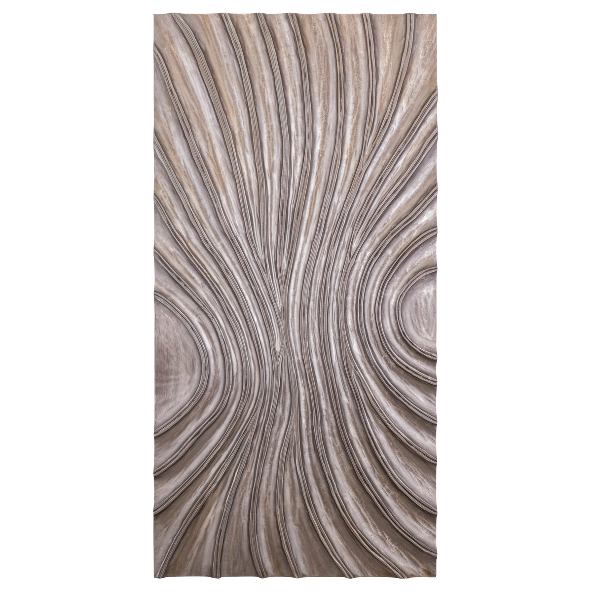 Reddie Wavvy brun, glansfuldt vægpanel, stort, 80 x 160 cm, PTMD