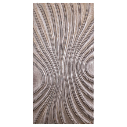 Reddie Wavvy brun, glansfuldt vægpanel, stort, 80 x 160 cm, PTMD