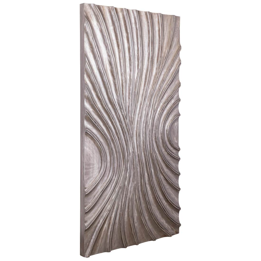 Reddie Wavvy brun, glansfuldt vægpanel, stort, 80 x 160 cm, PTMD