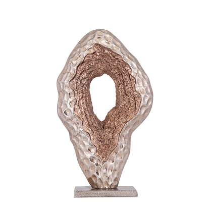 Coolan figur i støbt aluminium, oval L, PTMD