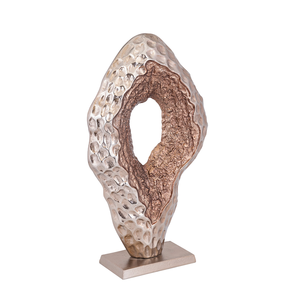 Coolan figur i støbt aluminium, oval L, PTMD