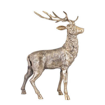 Khary Metal Guld Rensdyrfigur Large PTMD