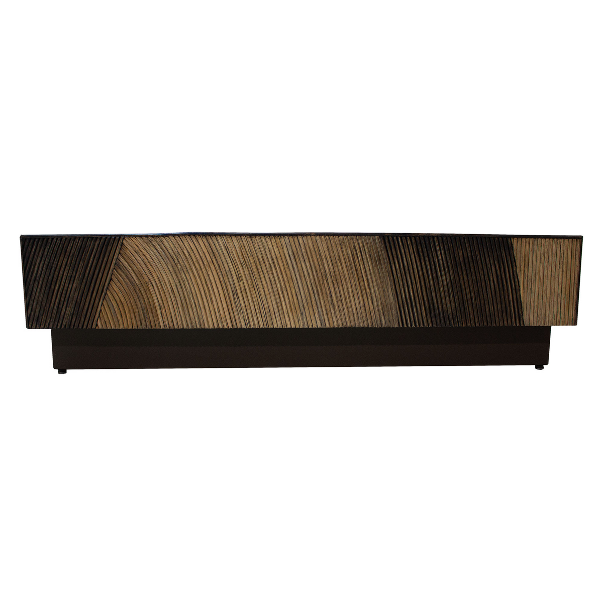 PTMD Casablanca Brun Sofabord Firkantet 120x120cm
