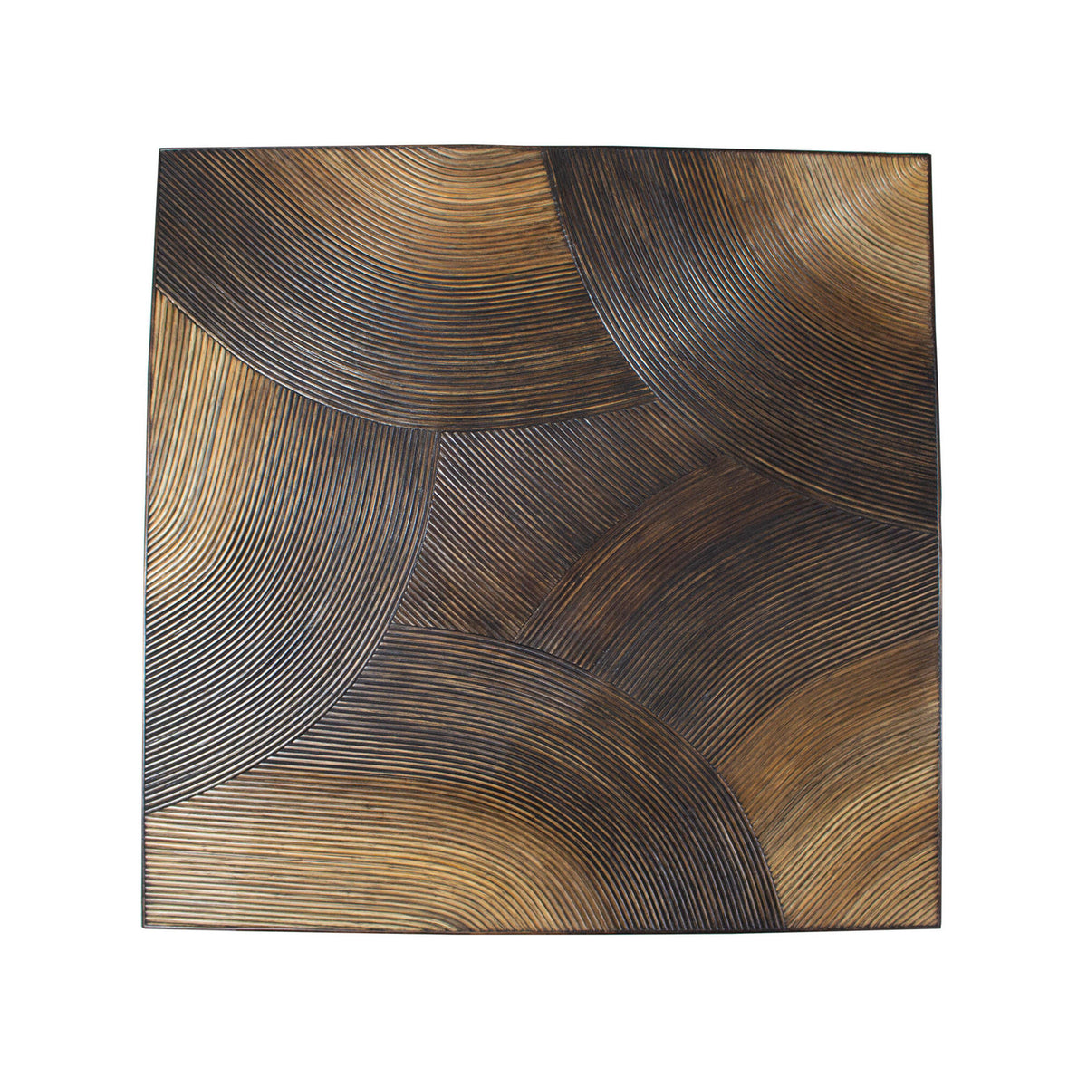 PTMD Casablanca Brun Sofabord Firkantet 120x120cm