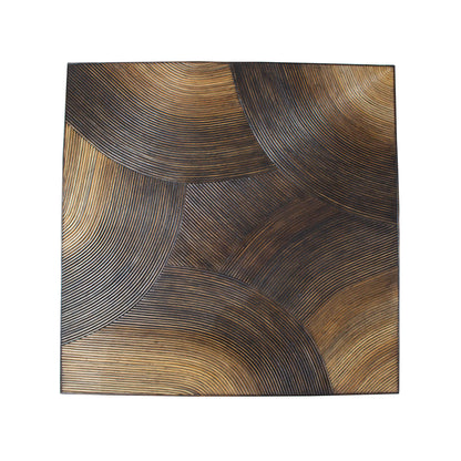 PTMD Casablanca Brun Sofabord Firkantet 120x120cm