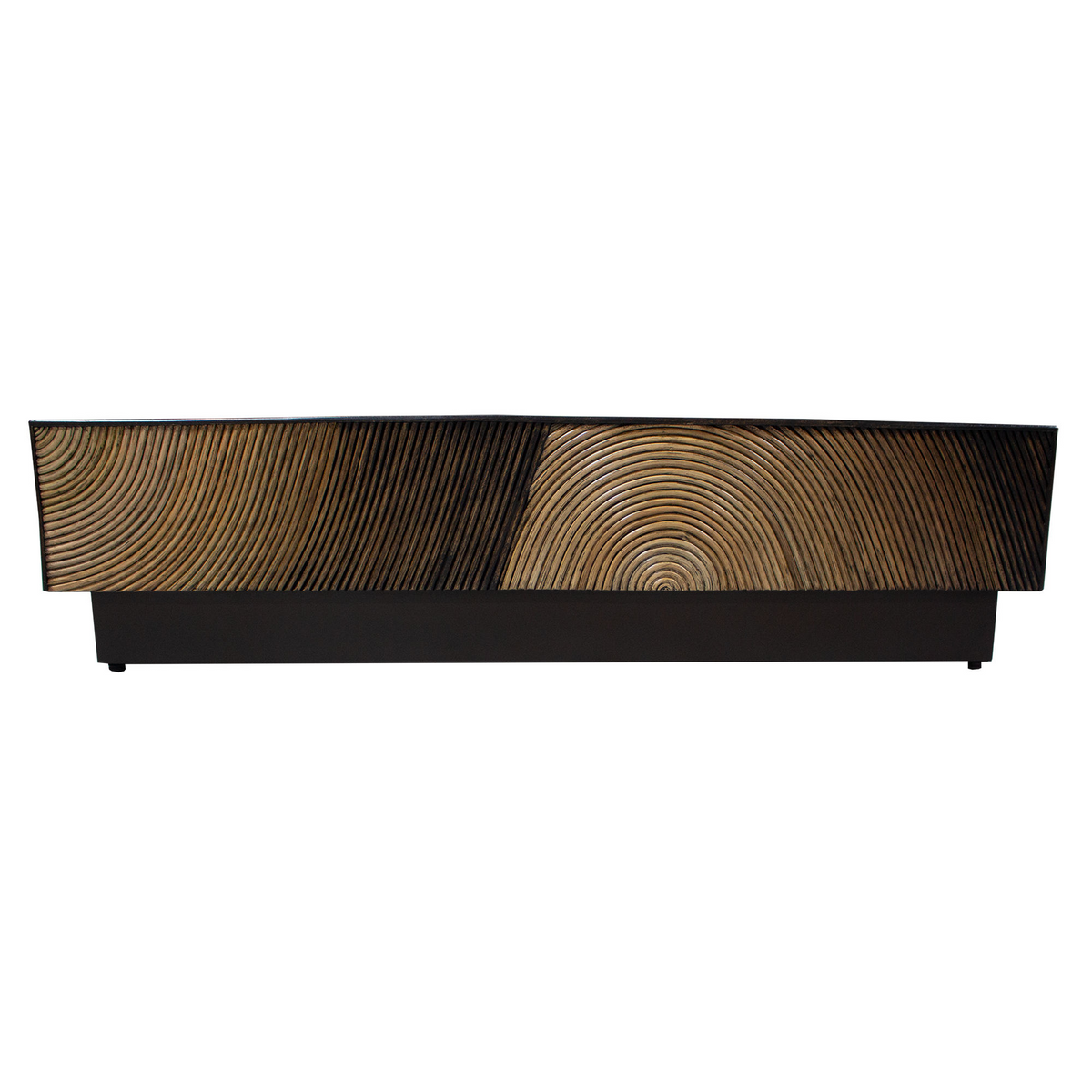 PTMD Casablanca Brun Sofabord Firkantet 120x120cm
