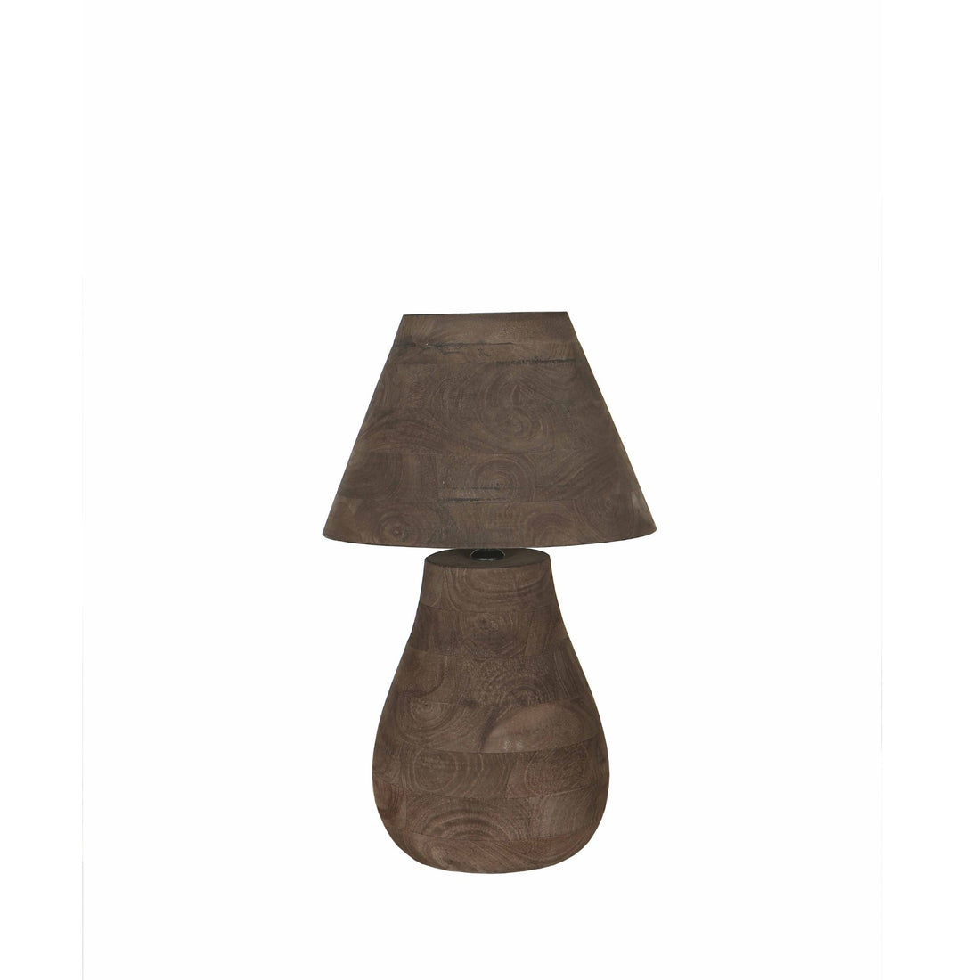 Bordlampe Peake brun mangotræ small PTMD