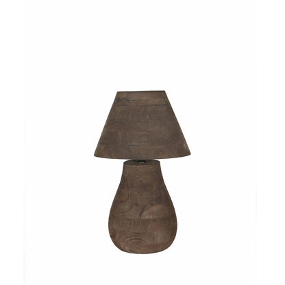 Bordlampe Peake brun mangotræ small PTMD