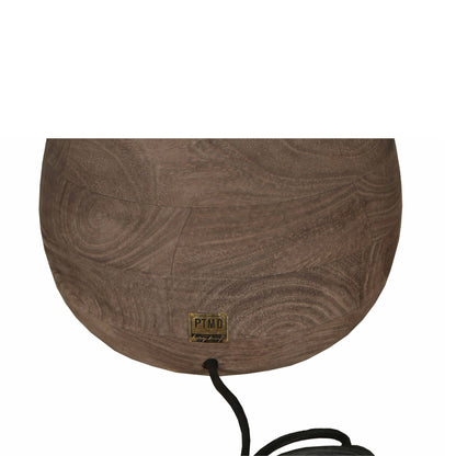 Bordlampe Peake brun mangotræ small PTMD