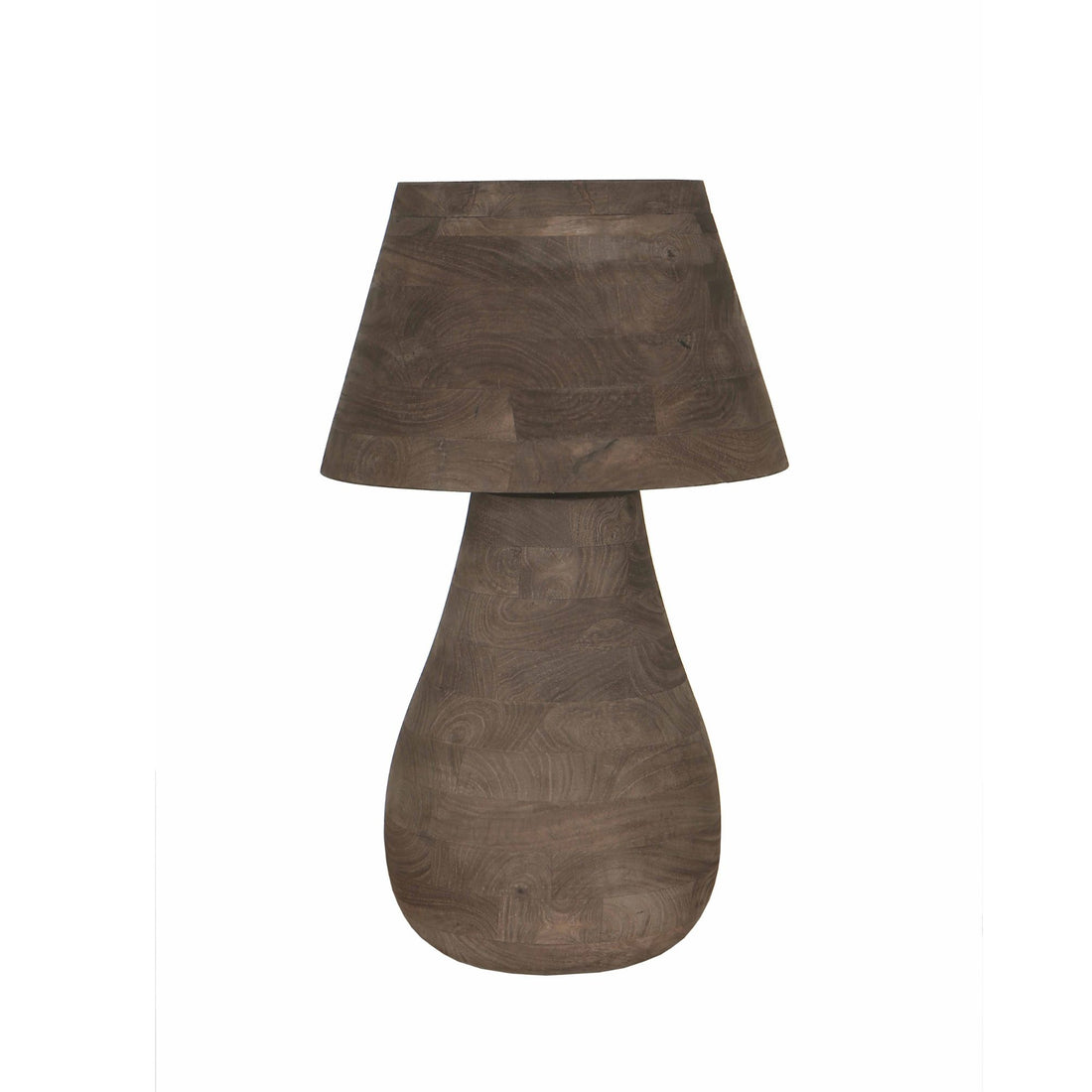 Bordlampe Peake brun mangotræ stor PTMD