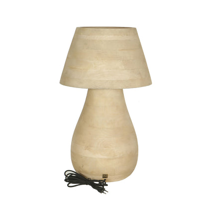 Bordlampe Peake natur mangotræ stor PTMD