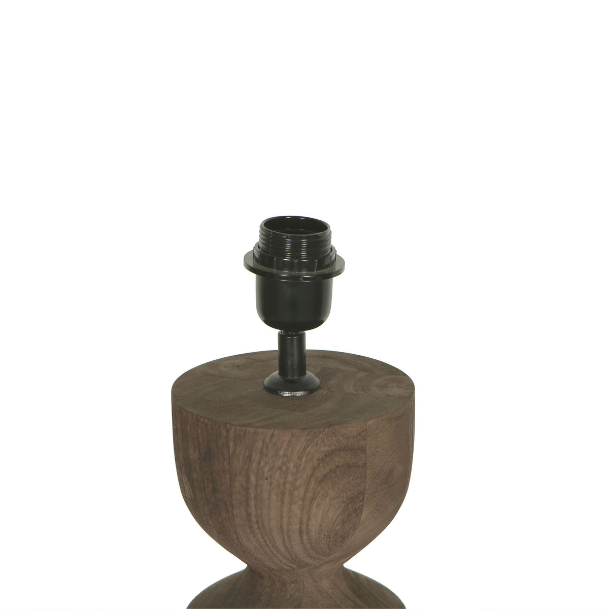Bordlampe Elaine Brun Mangotræ Rund fod PTMD
