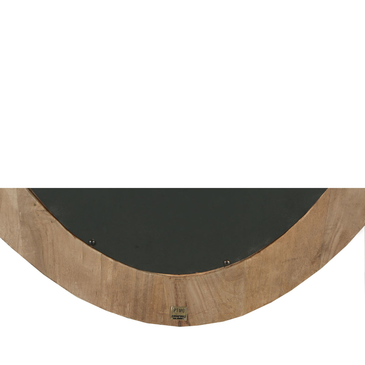 Noam Brown ovalt spejl i mangotræ 68 x 8 x 120 cm PTMD