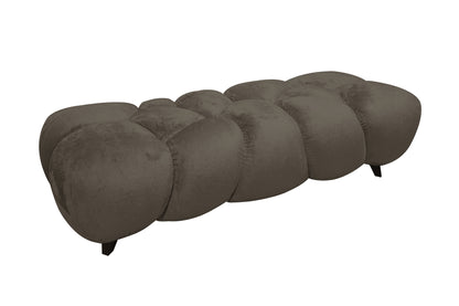 Nubibus bænk mørk taupe 160,0 x 60,0 x 41,0 cm PTMD