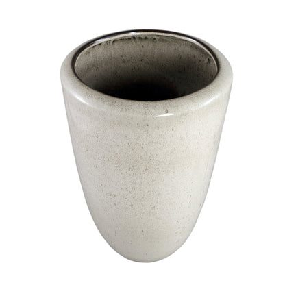 Kyleigh beige rund keramikkrukke, glat, høj, 35 × 58 cm, PTMD