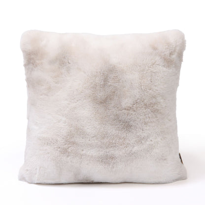 Linde-pude, offwhite fløjl, 45 x 45 cm, PTMD