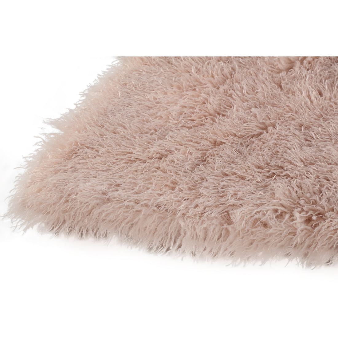 Rexx beige plaid i kunstig fåreskind, lille PTMD