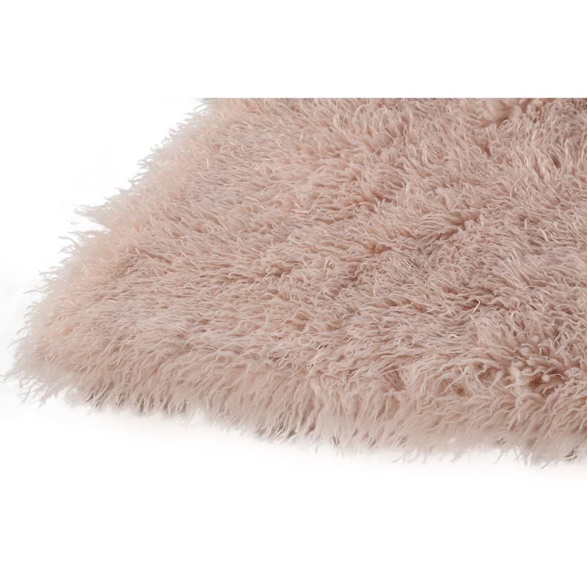 Rexx beige plaid i kunstig fåreskind, lille PTMD