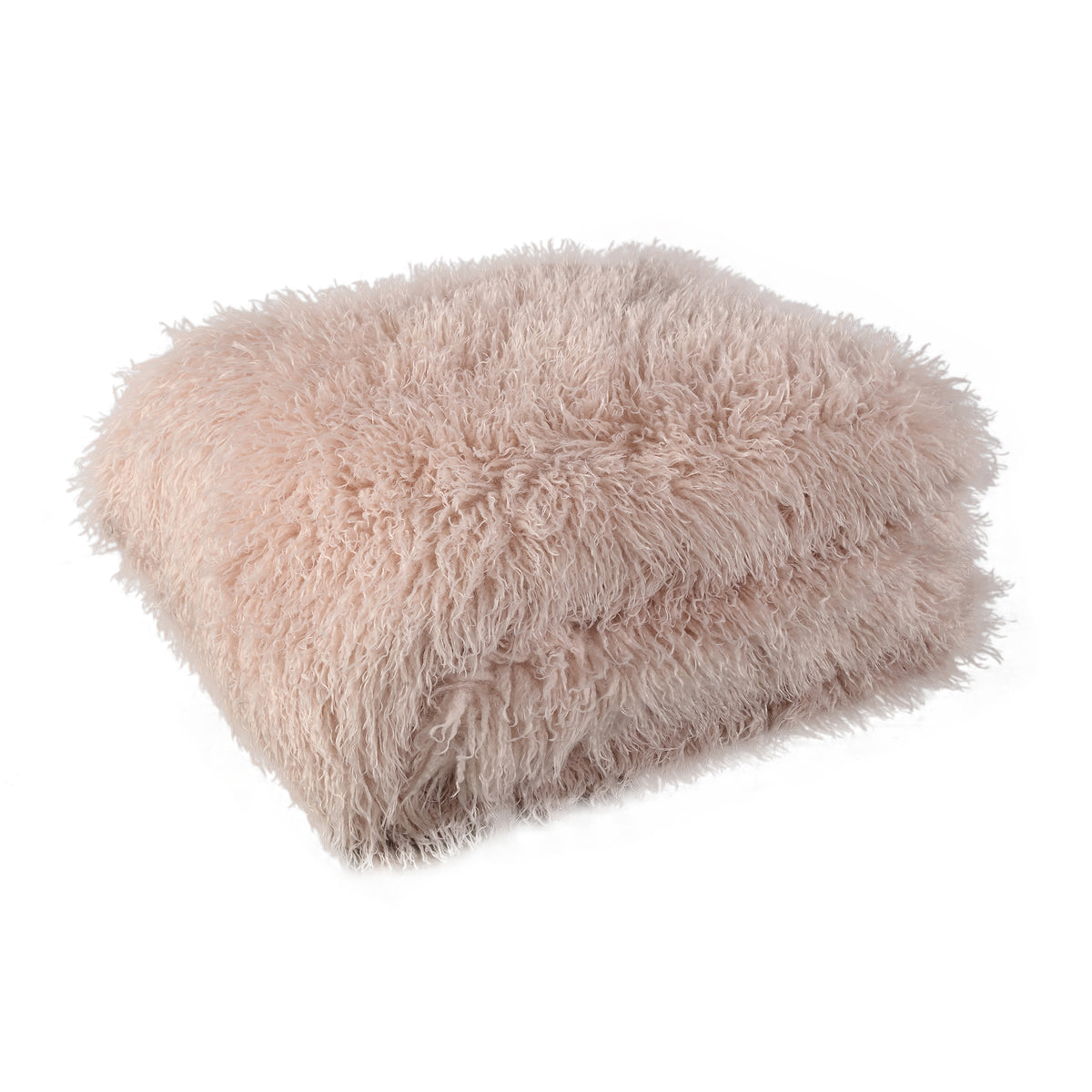 Plaid Rexx Beige Kunstfåreskind Stor PTMD