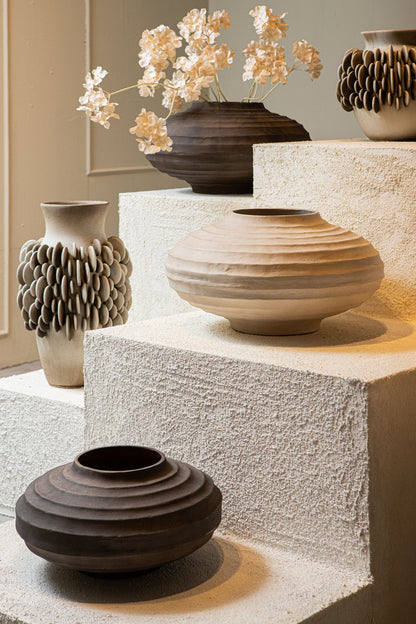 Kody Brown Stone Wash ribbet støbt aluminiumskrukke S PTMD