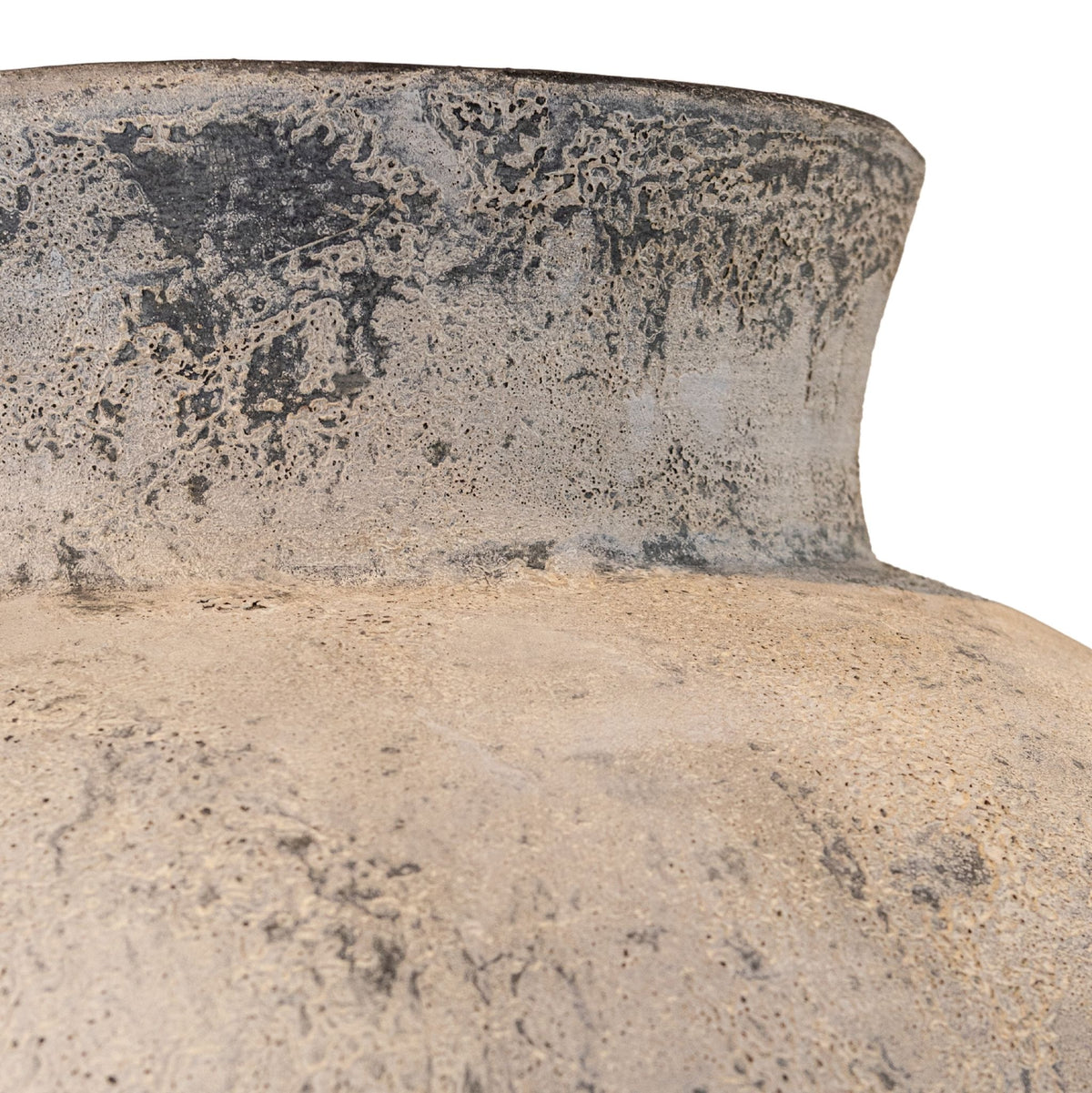 Pot Gisel Creme Cement Fiber Høj Stor PTMD