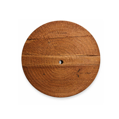 Roch Natural teaktræsvægpanel Rough Round L PTMD