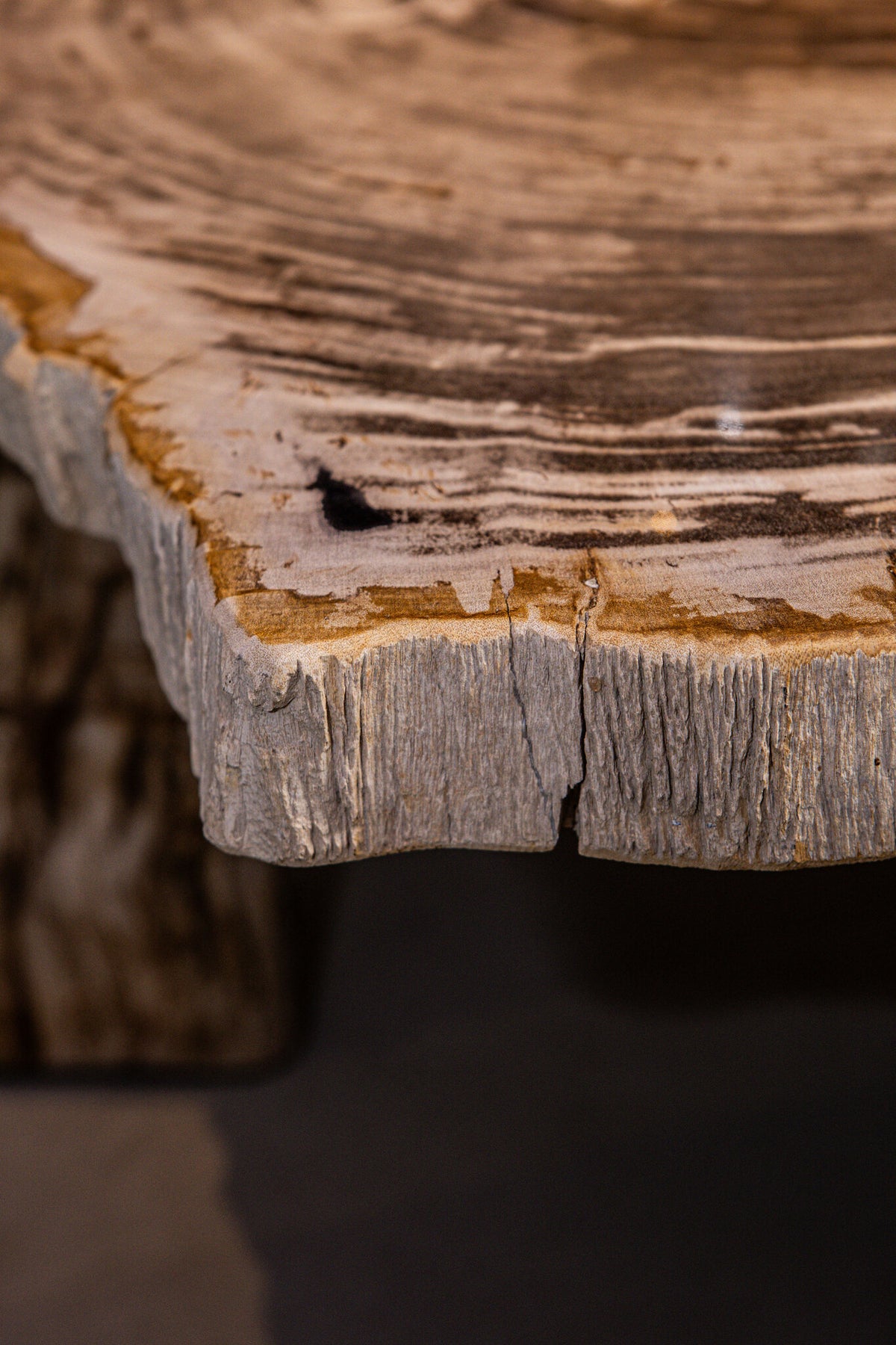 Sofabord Kayo Natur Forstenet Træ 3 Ben Lav PTMD