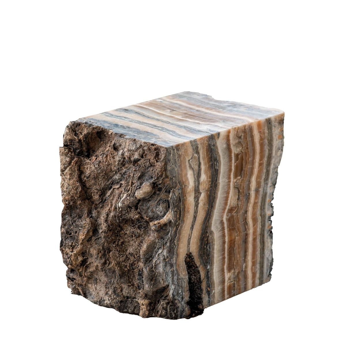 Keydan Natural Onyx Lapis blokbord med rå kant PTMD