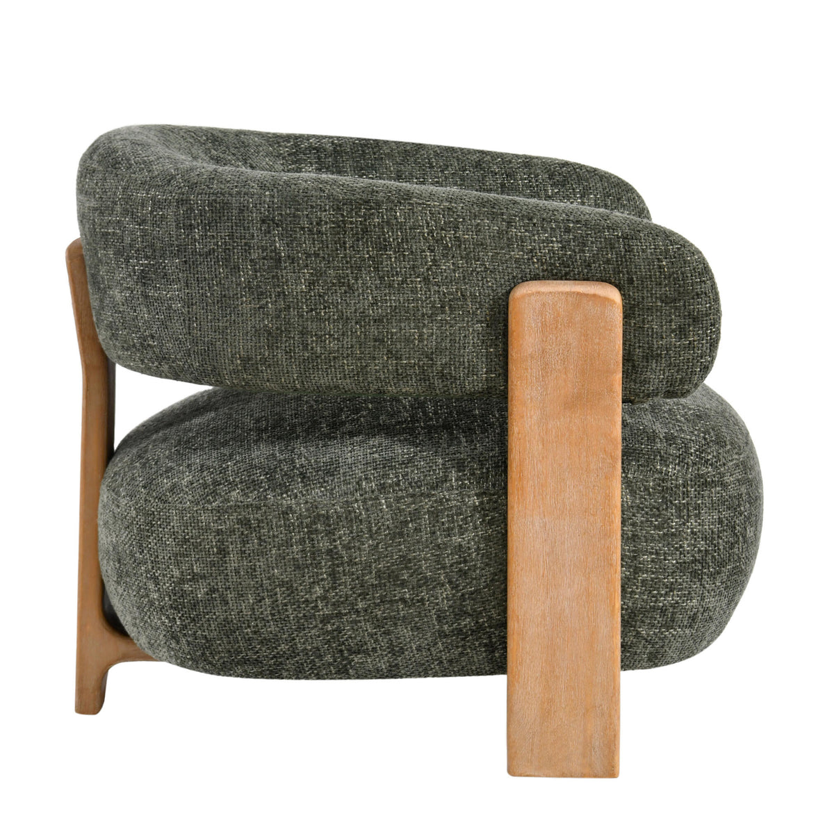 Mire Green Lænestol Legacy 10 Olive Gummitræ PTMD