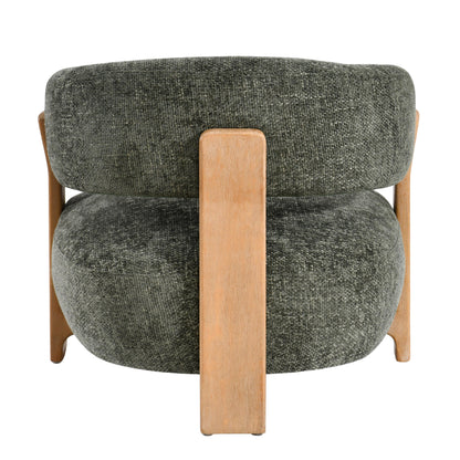 Mire Green Lænestol Legacy 10 Olive Gummitræ PTMD