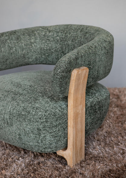 Mire Green Lænestol Legacy 10 Olive Gummitræ PTMD