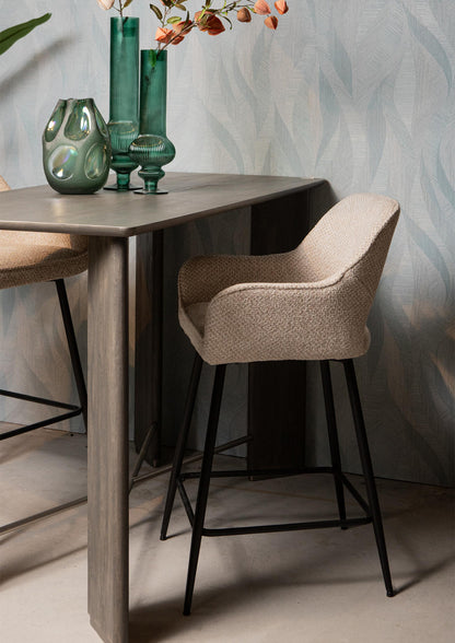 Barstol Fal Low Opulence beige sæt med 2 stk. PTMD