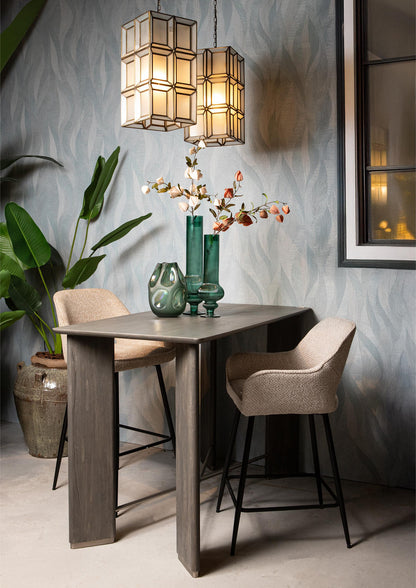Barstol Fal Low Opulence Taupe Sæt med 2 PTMD