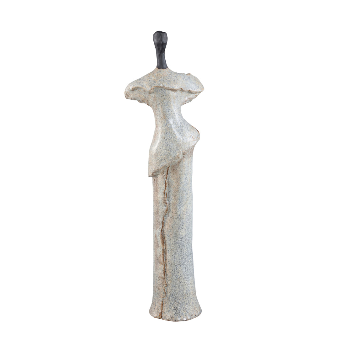 Roxey Beige keramik ornament formet som høj kvinde S PTMD