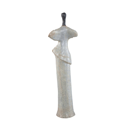 Roxey Beige keramik ornament formet som høj kvinde S PTMD