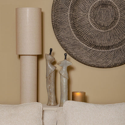 Roxey Beige keramik ornament formet som høj kvinde S PTMD