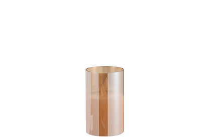 LED-lampe Blinkende Glas Guld Lille