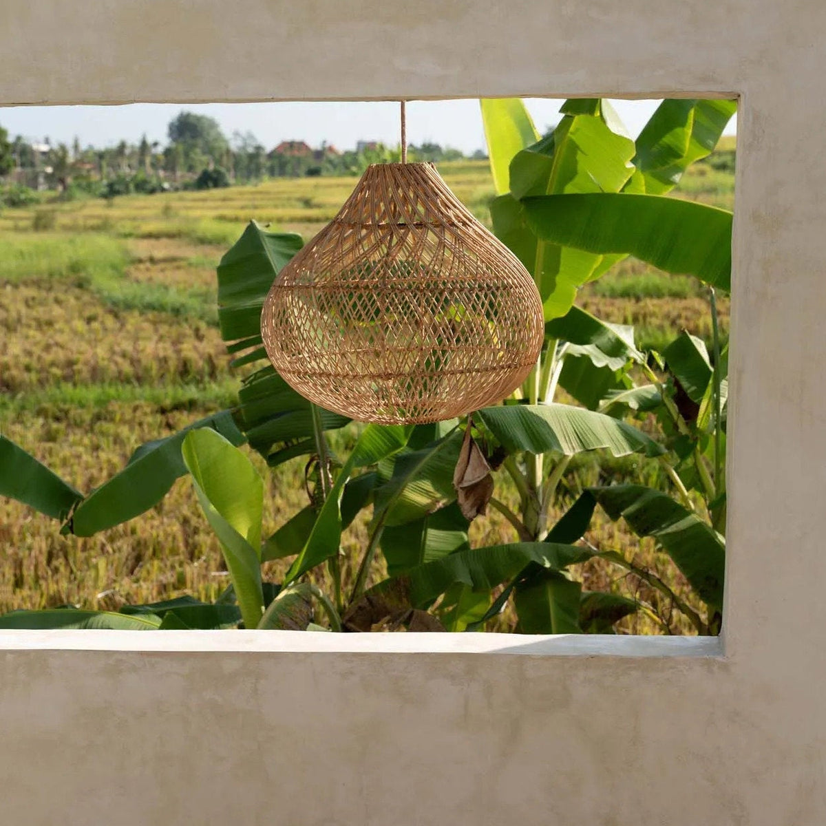 Bottle-pendellampe - Naturel - Medium Bazar Bizar