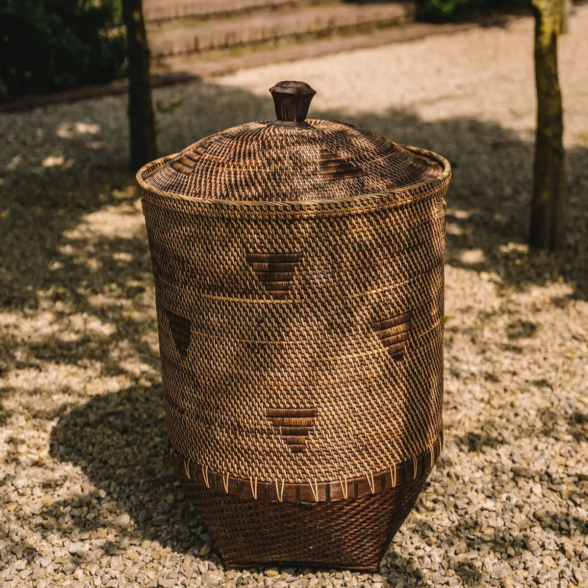 Den koloniale vaskekurv Naturel Brun XL Bazar Bizar