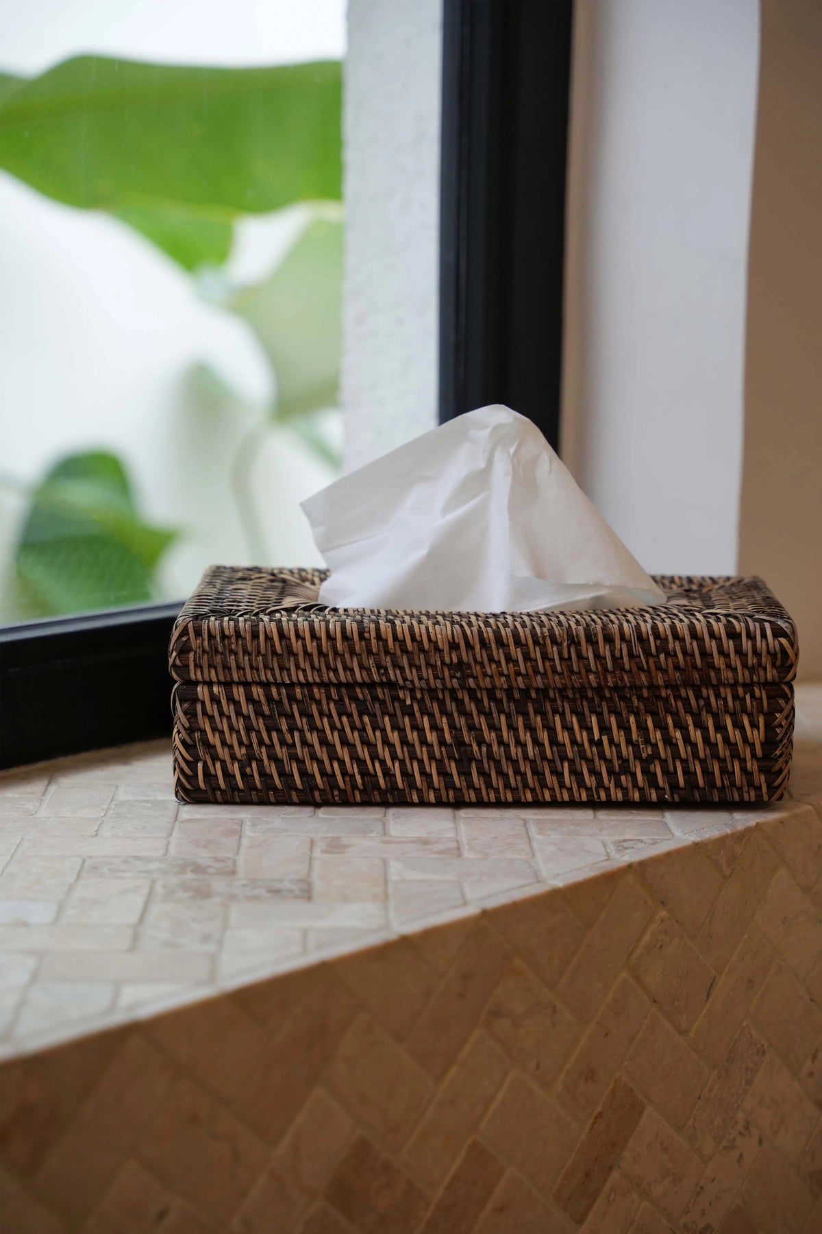 Rattan Classic Servietæske - Naturbrun Bazar Bizar
