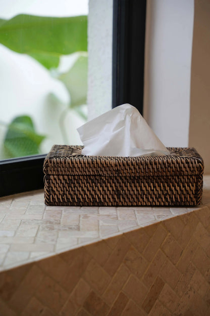 Rattan Classic Servietæske - Naturbrun Bazar Bizar