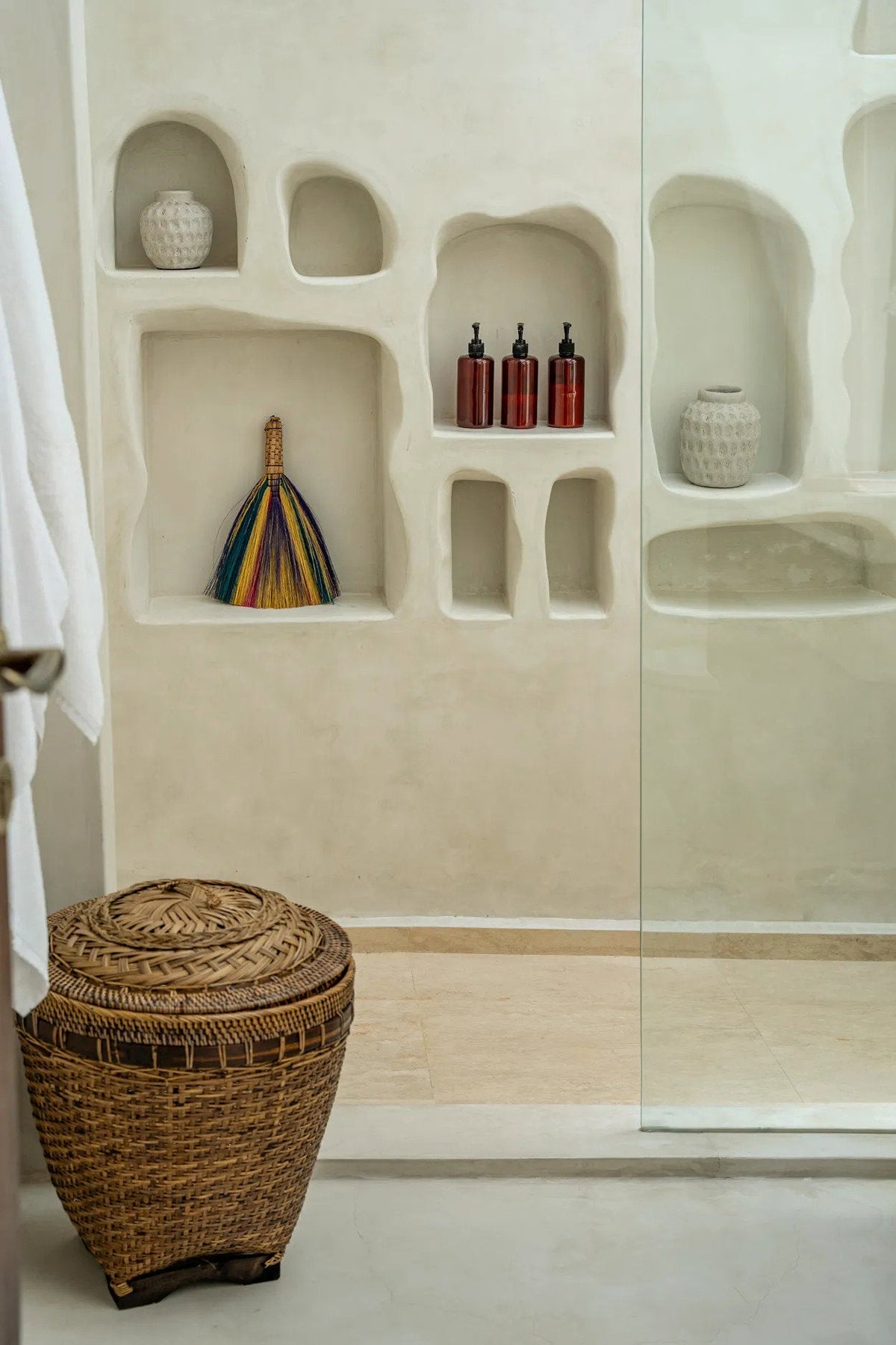 Den brune Colonial Storage-kurv, medium, Bazar Bizar