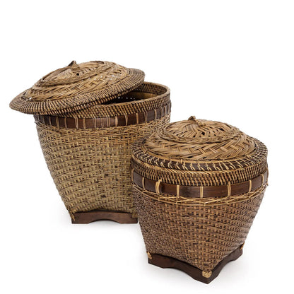 Den brune Colonial Storage-kurv, medium, Bazar Bizar